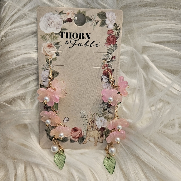 New Cherry Blossom Earring 🌸 & Chopsticks - Picture 3 of 5